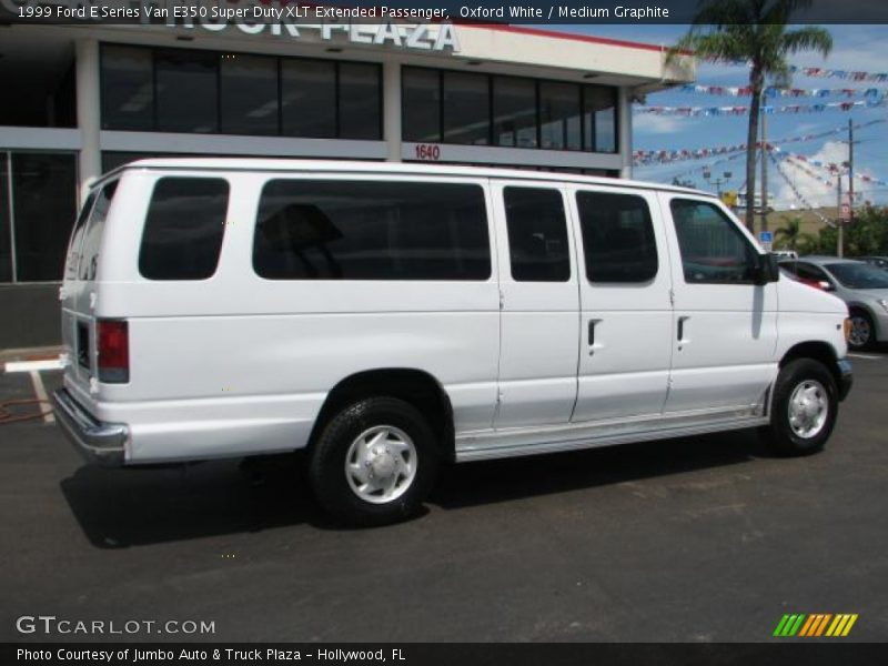 Oxford White / Medium Graphite 1999 Ford E Series Van E350 Super Duty XLT Extended Passenger
