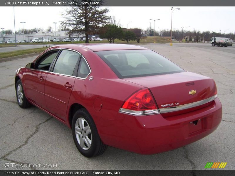 Precision Red / Ebony Black 2008 Chevrolet Impala LS