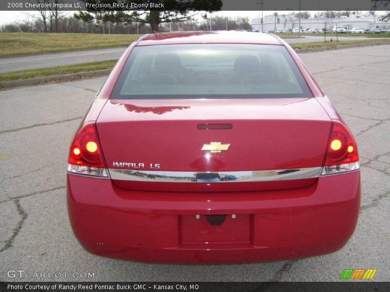 Precision Red / Ebony Black 2008 Chevrolet Impala LS