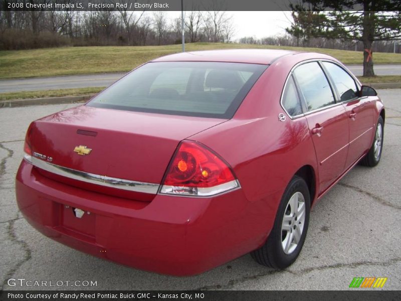 Precision Red / Ebony Black 2008 Chevrolet Impala LS