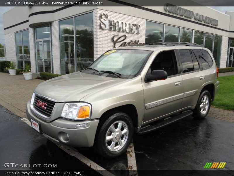 Pewter Metallic / Dark Pewter 2003 GMC Envoy SLT 4x4