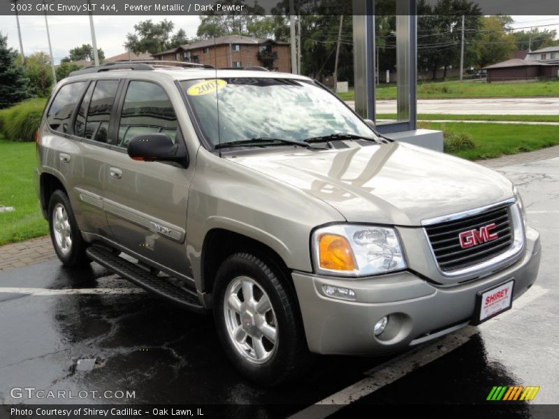 Pewter Metallic / Dark Pewter 2003 GMC Envoy SLT 4x4