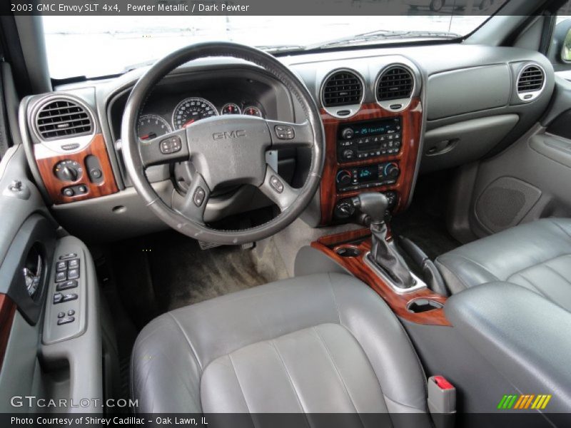 Pewter Metallic / Dark Pewter 2003 GMC Envoy SLT 4x4