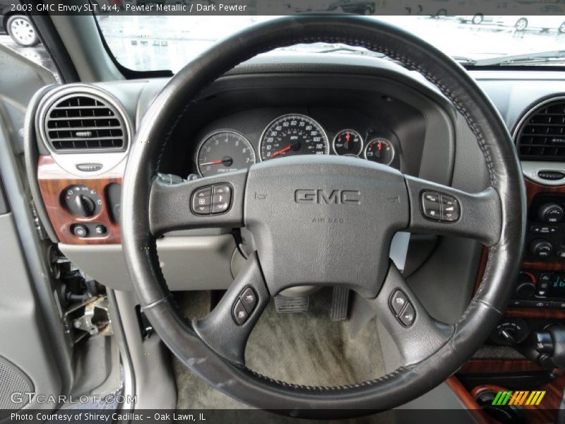 Pewter Metallic / Dark Pewter 2003 GMC Envoy SLT 4x4