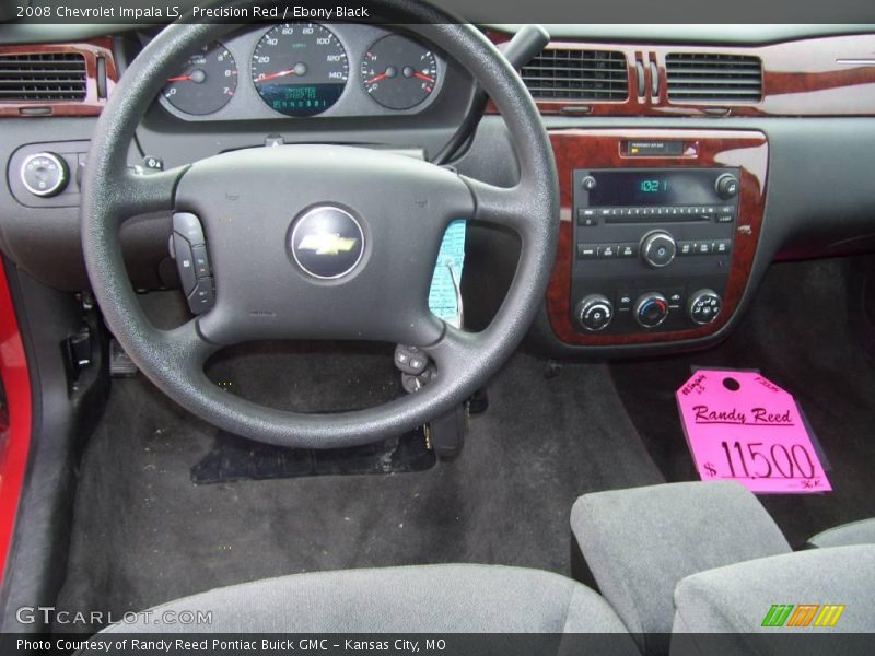 Precision Red / Ebony Black 2008 Chevrolet Impala LS