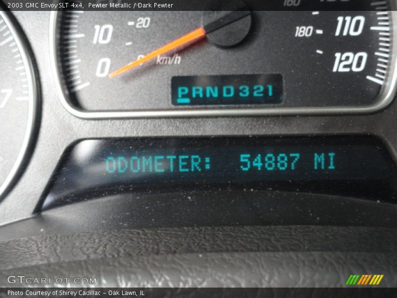 Pewter Metallic / Dark Pewter 2003 GMC Envoy SLT 4x4