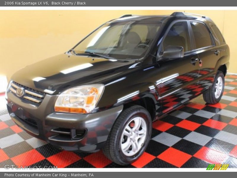 Black Cherry / Black 2006 Kia Sportage LX V6