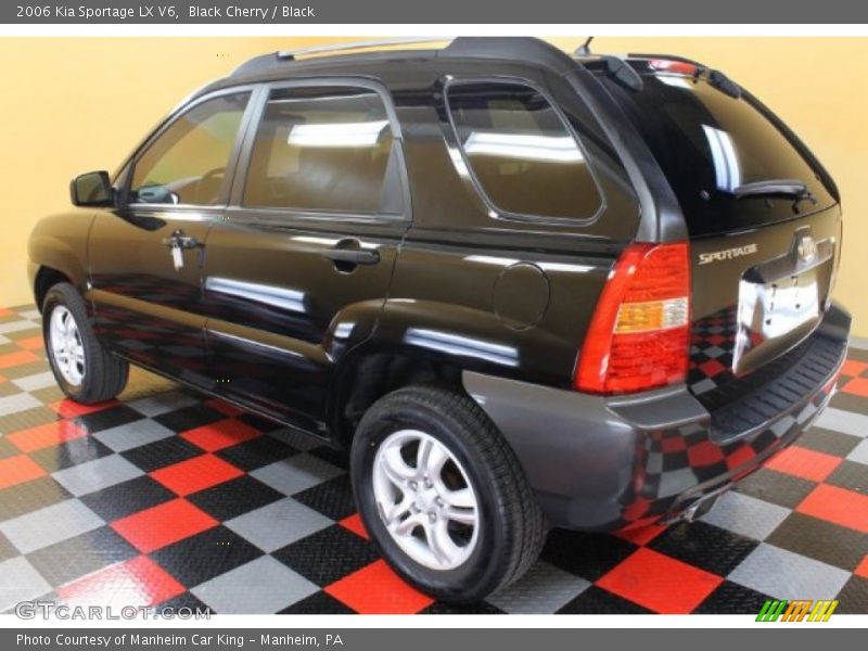 Black Cherry / Black 2006 Kia Sportage LX V6