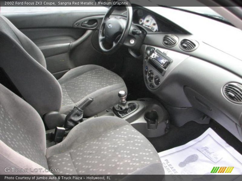  2002 Focus ZX3 Coupe Medium Graphite Interior