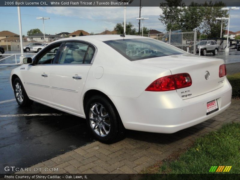 White Gold Flash Tricoat / Tuxedo Blue/Shale 2006 Buick Lucerne CXL