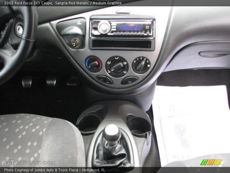 Sangria Red Metallic / Medium Graphite 2002 Ford Focus ZX3 Coupe