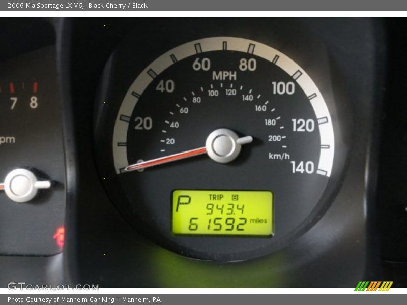 Black Cherry / Black 2006 Kia Sportage LX V6