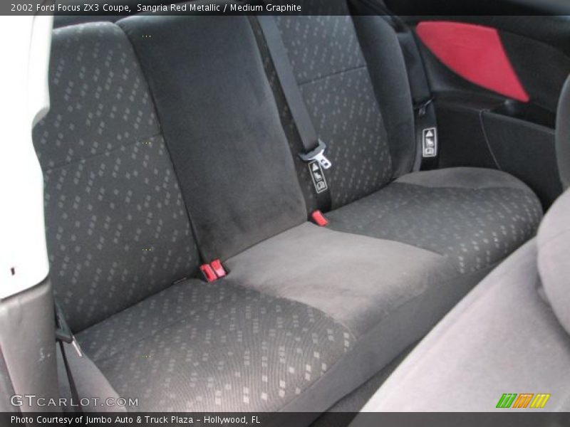 Sangria Red Metallic / Medium Graphite 2002 Ford Focus ZX3 Coupe