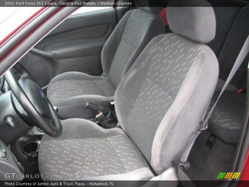 Sangria Red Metallic / Medium Graphite 2002 Ford Focus ZX3 Coupe
