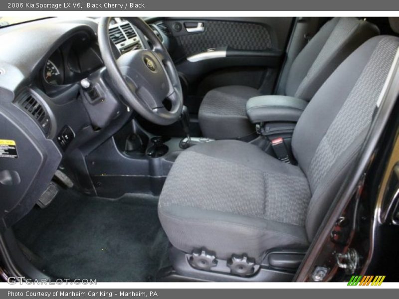 Black Cherry / Black 2006 Kia Sportage LX V6