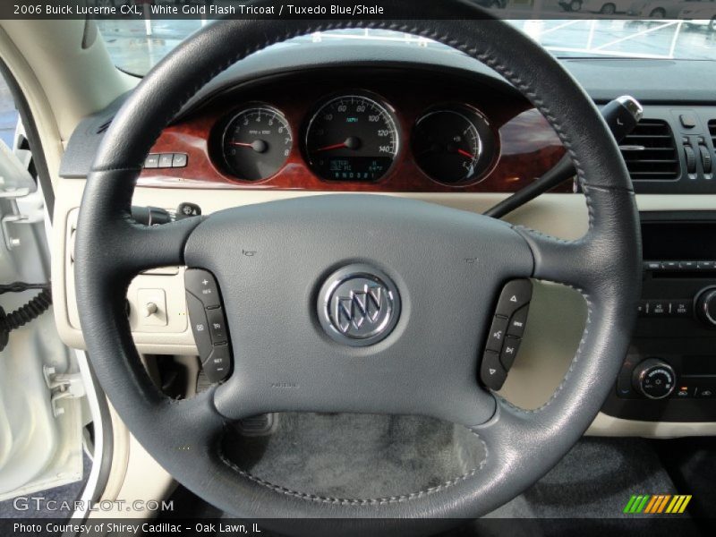 White Gold Flash Tricoat / Tuxedo Blue/Shale 2006 Buick Lucerne CXL