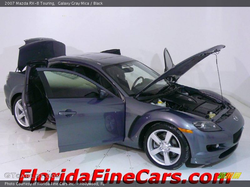 Galaxy Gray Mica / Black 2007 Mazda RX-8 Touring
