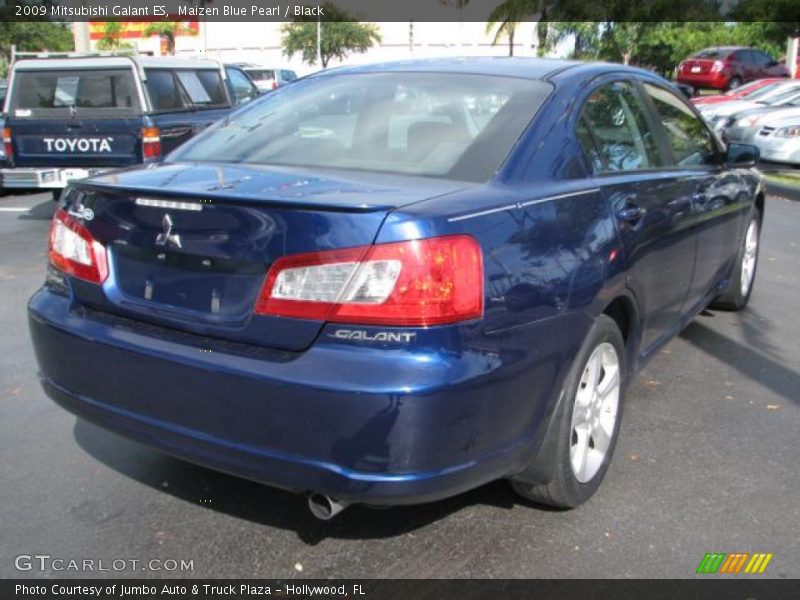 Maizen Blue Pearl / Black 2009 Mitsubishi Galant ES