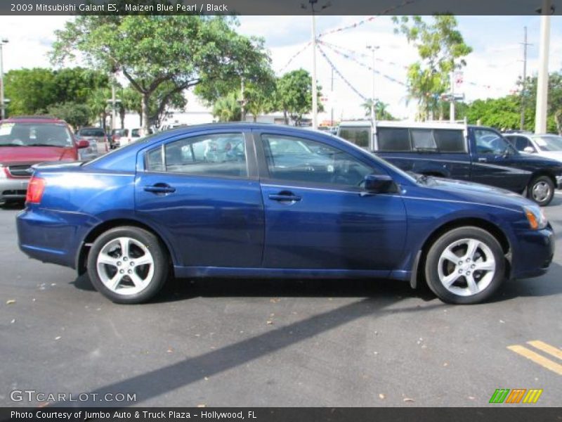 Maizen Blue Pearl / Black 2009 Mitsubishi Galant ES