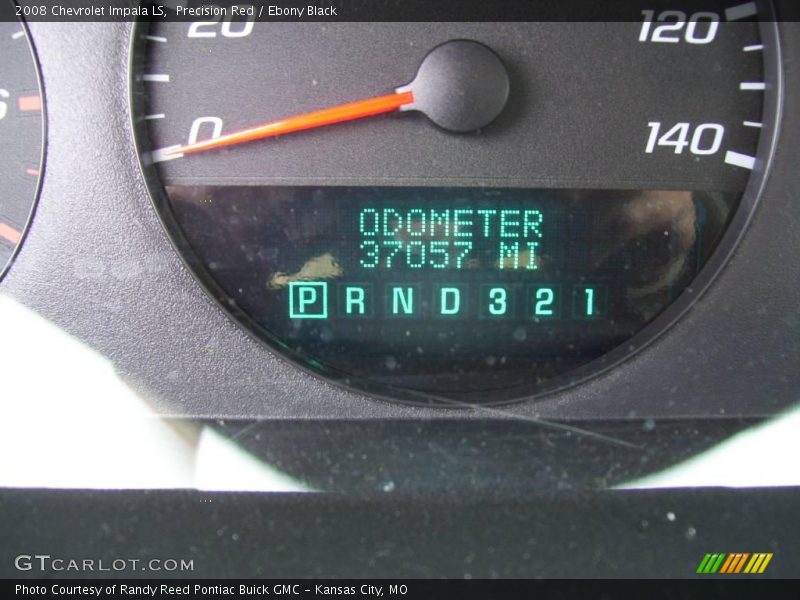 Precision Red / Ebony Black 2008 Chevrolet Impala LS