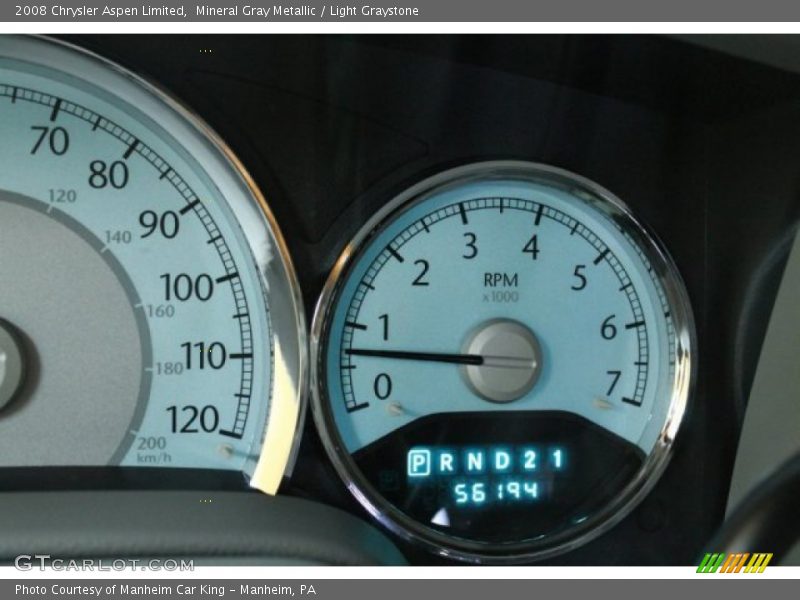 Mineral Gray Metallic / Light Graystone 2008 Chrysler Aspen Limited