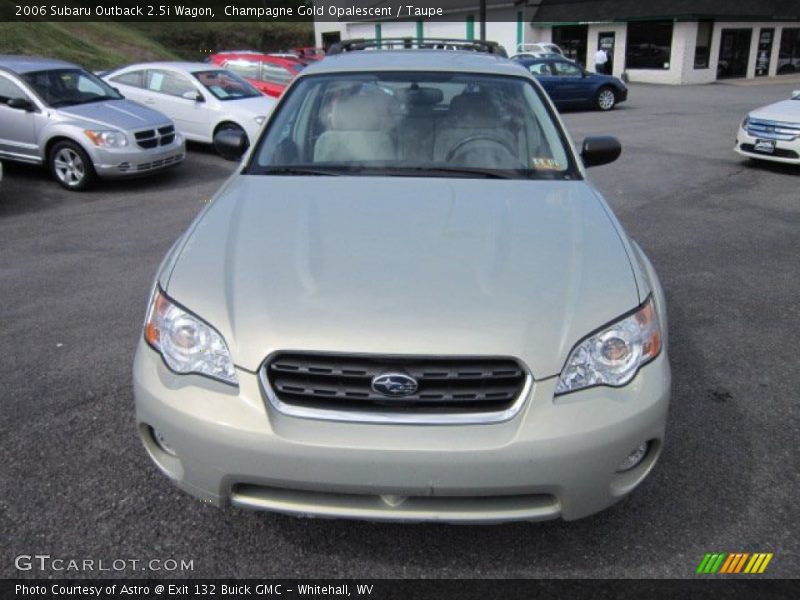 Champagne Gold Opalescent / Taupe 2006 Subaru Outback 2.5i Wagon