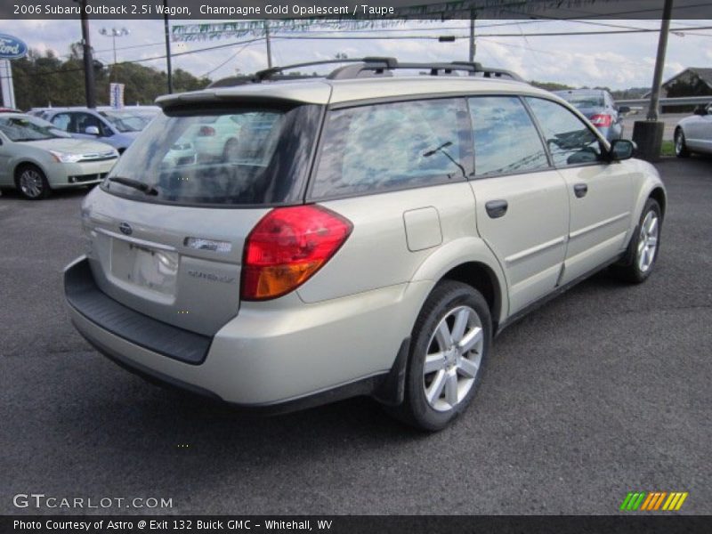Champagne Gold Opalescent / Taupe 2006 Subaru Outback 2.5i Wagon