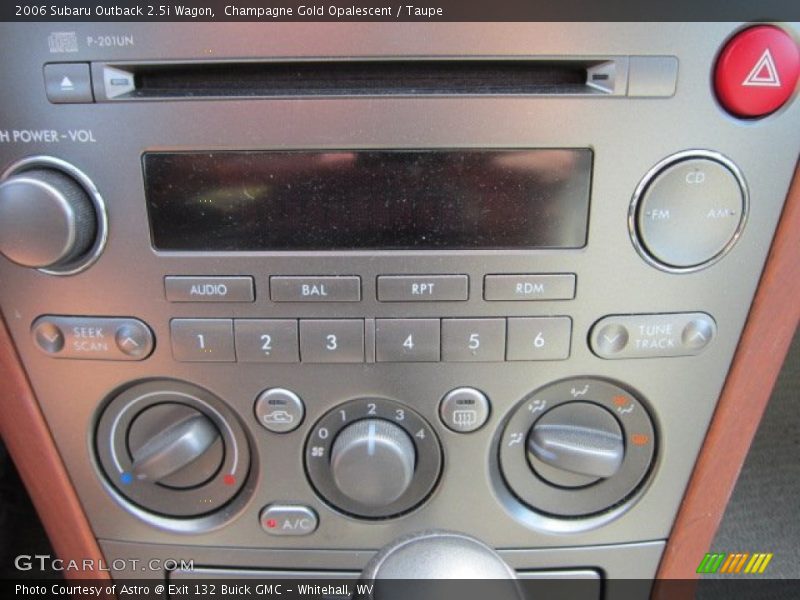 Champagne Gold Opalescent / Taupe 2006 Subaru Outback 2.5i Wagon