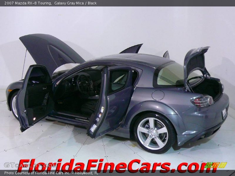Galaxy Gray Mica / Black 2007 Mazda RX-8 Touring