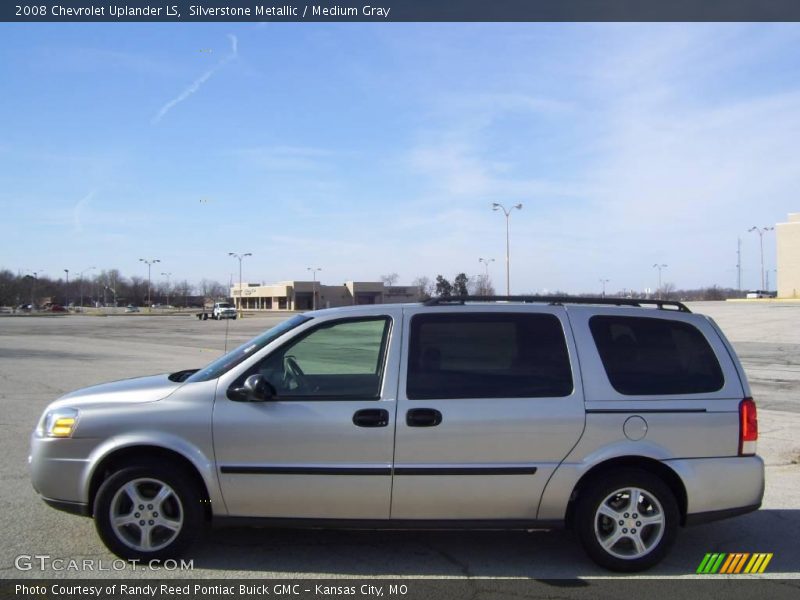 Silverstone Metallic / Medium Gray 2008 Chevrolet Uplander LS
