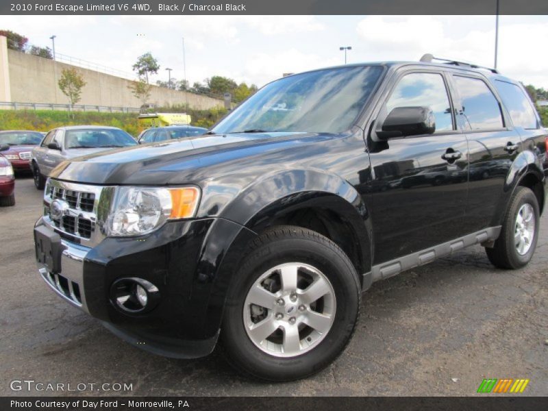 Black / Charcoal Black 2010 Ford Escape Limited V6 4WD