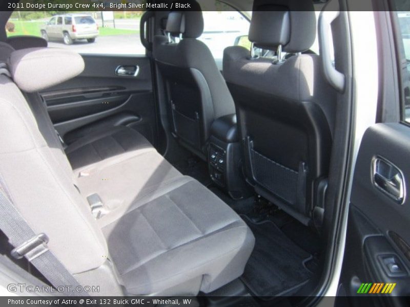 Bright Silver Metallic / Black 2011 Dodge Durango Crew 4x4