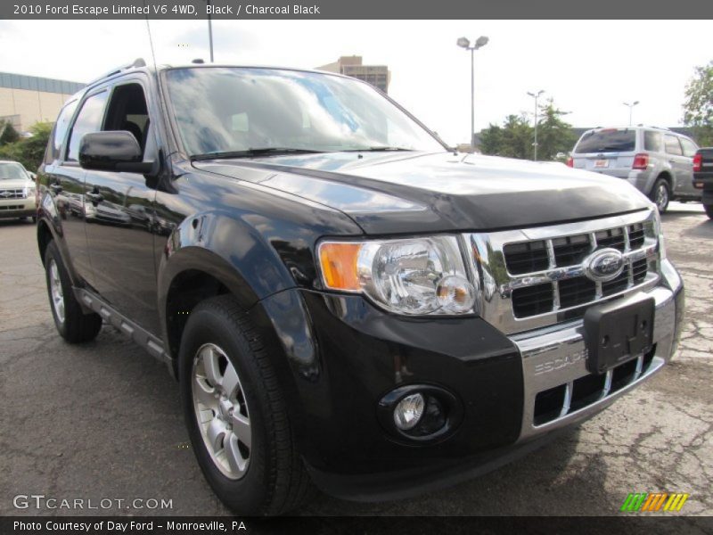 Black / Charcoal Black 2010 Ford Escape Limited V6 4WD