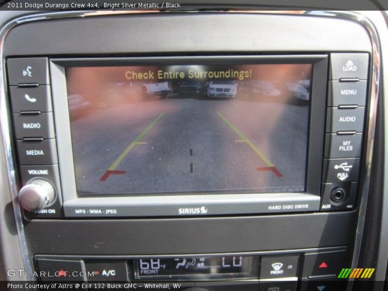 Controls of 2011 Durango Crew 4x4