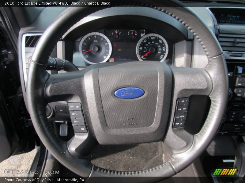 Black / Charcoal Black 2010 Ford Escape Limited V6 4WD