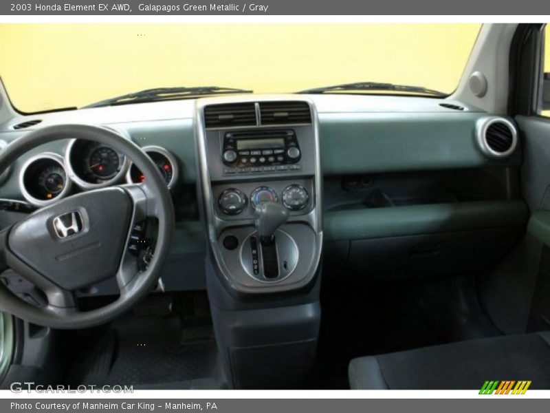 Galapagos Green Metallic / Gray 2003 Honda Element EX AWD