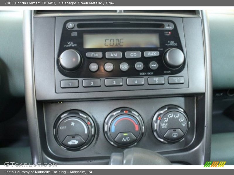 Galapagos Green Metallic / Gray 2003 Honda Element EX AWD