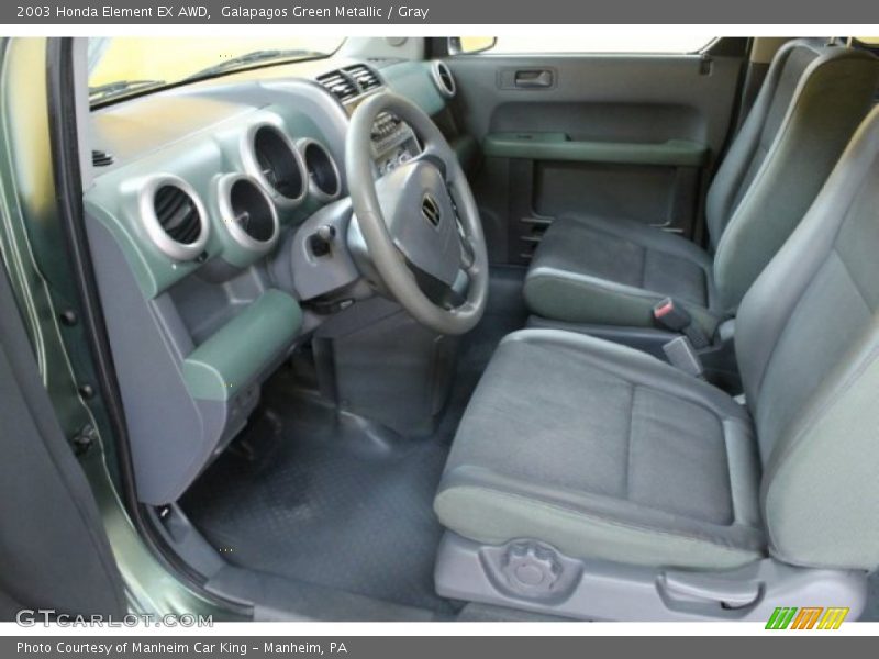 Galapagos Green Metallic / Gray 2003 Honda Element EX AWD