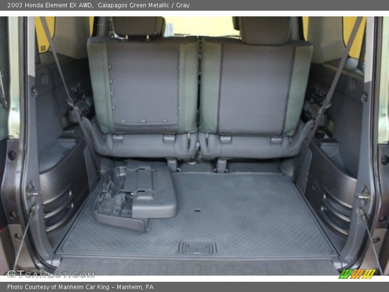 Galapagos Green Metallic / Gray 2003 Honda Element EX AWD