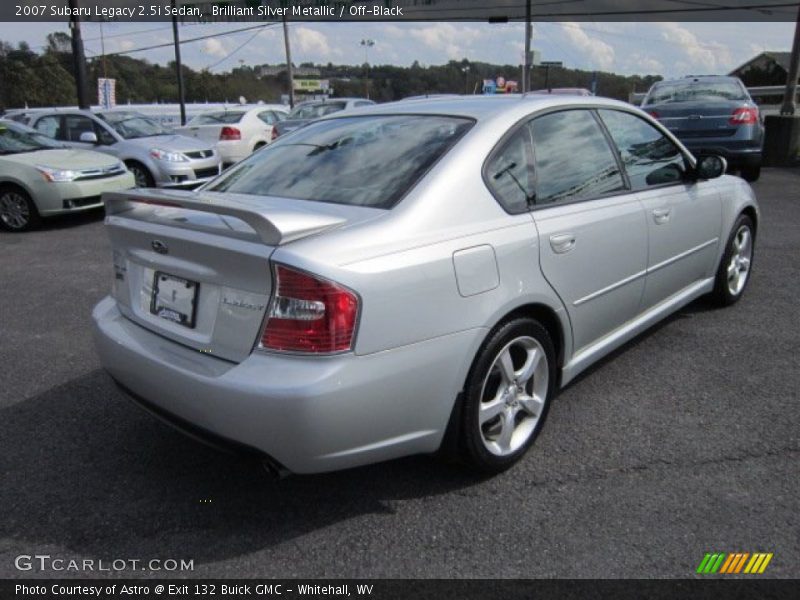 Brilliant Silver Metallic / Off-Black 2007 Subaru Legacy 2.5i Sedan