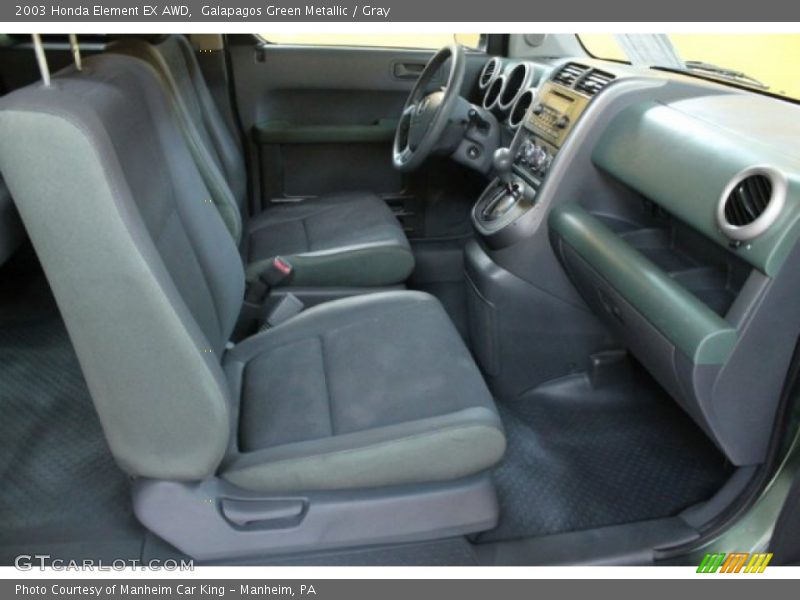 Galapagos Green Metallic / Gray 2003 Honda Element EX AWD