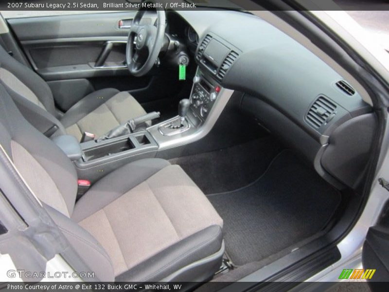 Brilliant Silver Metallic / Off-Black 2007 Subaru Legacy 2.5i Sedan