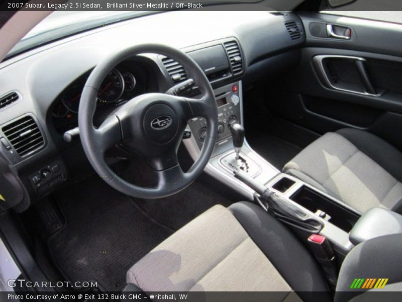 Brilliant Silver Metallic / Off-Black 2007 Subaru Legacy 2.5i Sedan