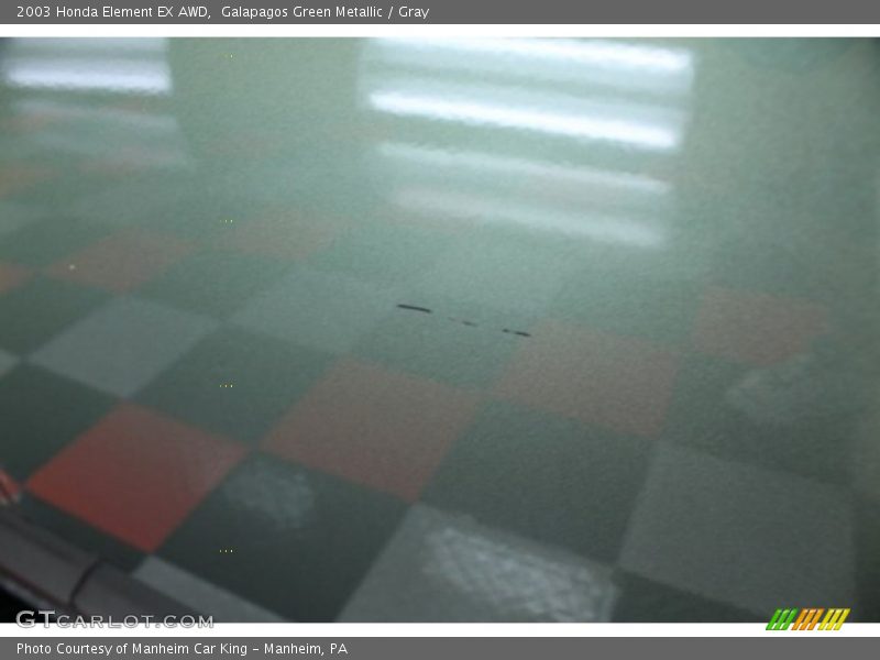Galapagos Green Metallic / Gray 2003 Honda Element EX AWD