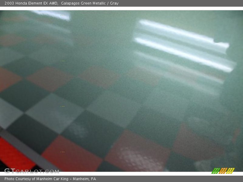 Galapagos Green Metallic / Gray 2003 Honda Element EX AWD