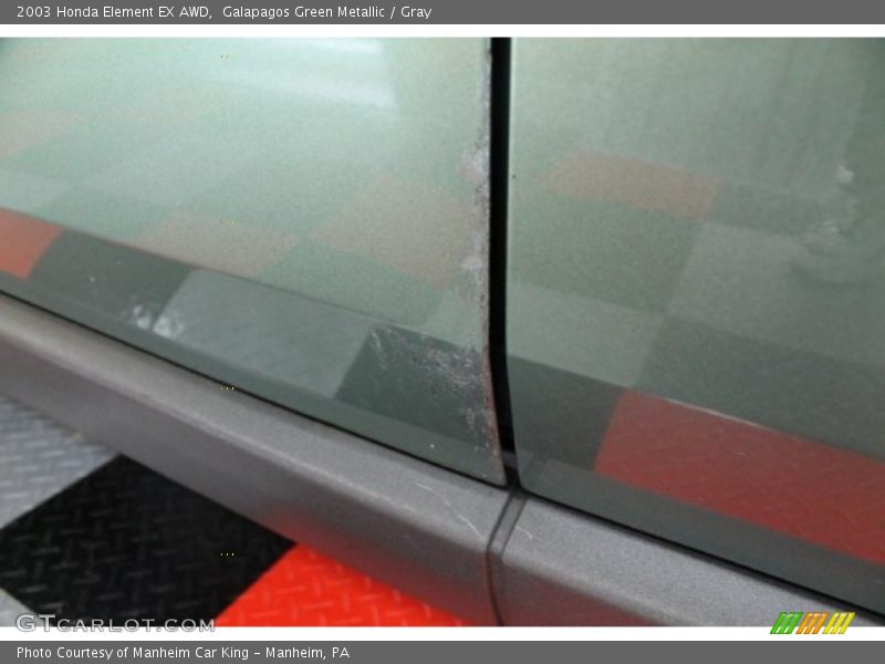 Galapagos Green Metallic / Gray 2003 Honda Element EX AWD