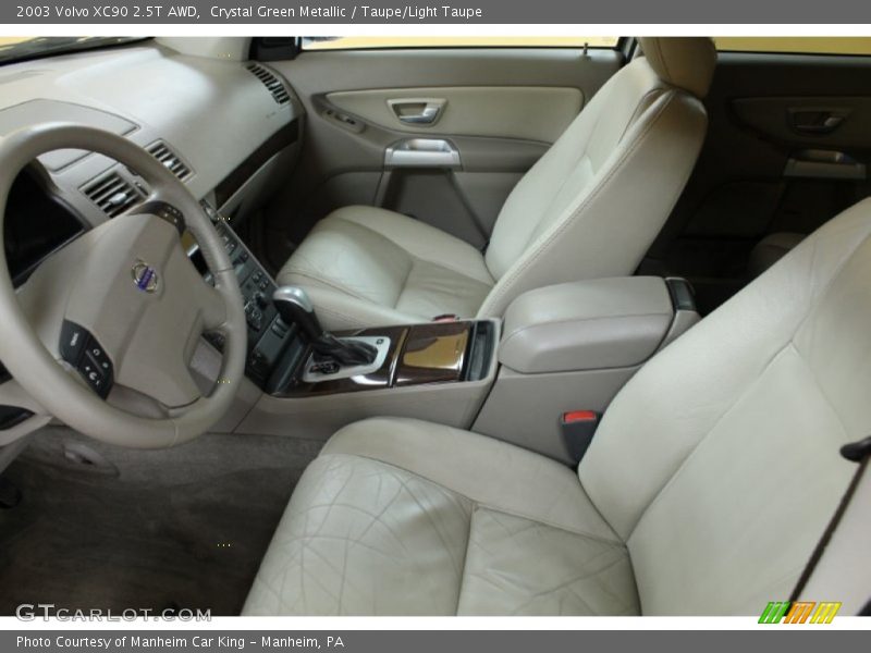 Crystal Green Metallic / Taupe/Light Taupe 2003 Volvo XC90 2.5T AWD