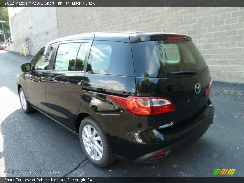 Brilliant Black / Black 2012 Mazda MAZDA5 Sport
