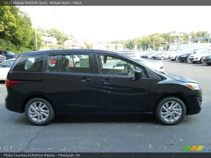 Brilliant Black / Black 2012 Mazda MAZDA5 Sport