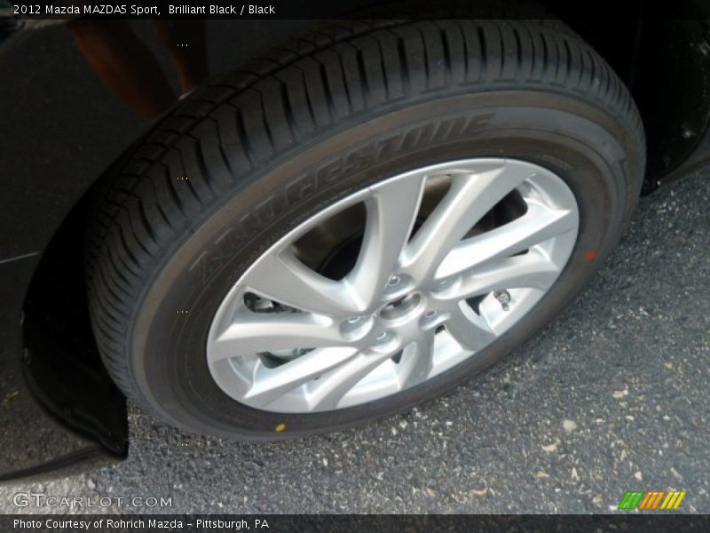 Brilliant Black / Black 2012 Mazda MAZDA5 Sport